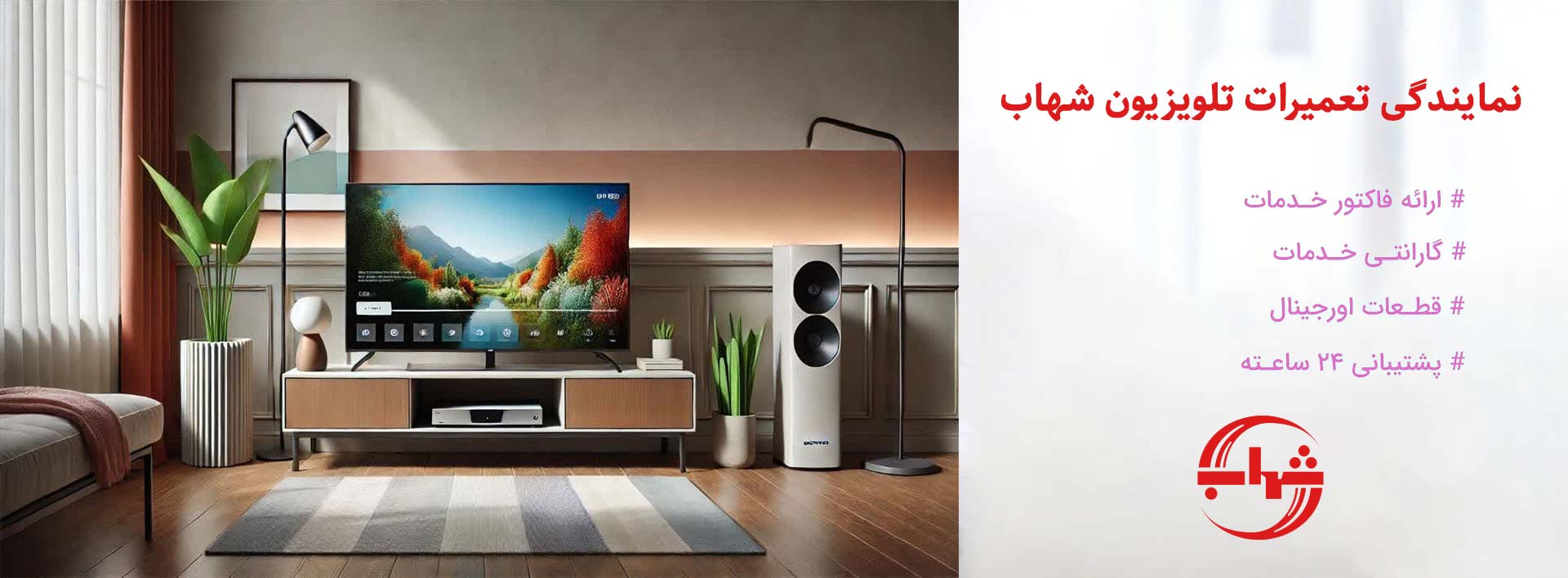 نمایندگی تعمیرات تلویزیون شهاب در تهران